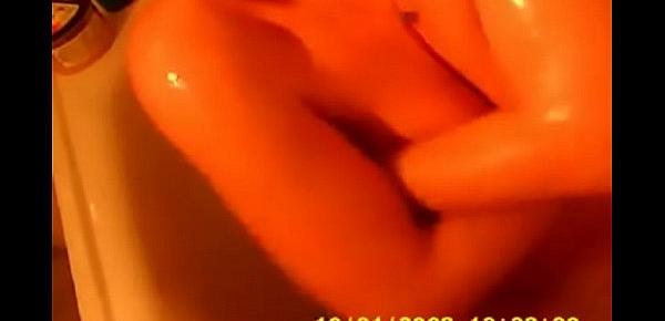 spy cam bath hidden cam wife